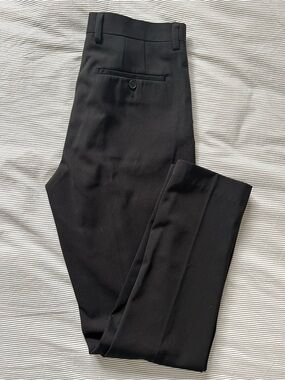 H&M Black Men's Dress Trousers — Slim Tailored Fit